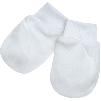 Baby Service Rukavičky pro novorozence bavlněné úplet Bílé – Zboží Dáma Baby Service Rukavičky pro novorozence bavlněné úplet Bílé – Zboží Dáma