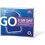 Předplacená SIM karta O2 s kreditem 50 Kč + 3GB DAT + 100 min. volání – Sleviste.cz