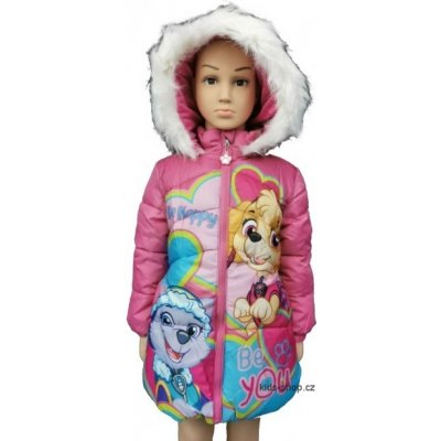 Setino Prošívaný dívčí zimní kabát Tlapková Patrola Paw Patrol Skye a Everest – Zboží Mobilmania