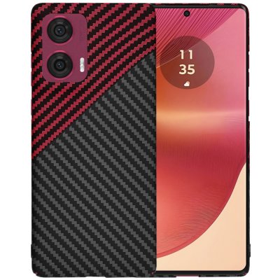 Techsuit Carbonite FiberShell Motorola Edge 50 Fusion červeno-černé – Zboží Živě