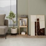 Nízká knihovna Houseland Lofty 2 dub safírový/bílá – Hledejceny.cz