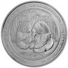 Shanghai Mint China Mint 10 Yuan China Panda 2009 30th Anniversary 30. výročí 1 oz