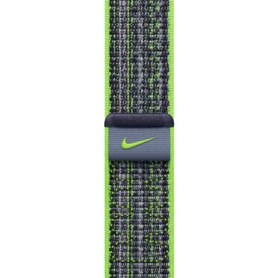 Apple Watch 41mm jasně zelený/modrý provlékací sportovní řemínek Nike MTL03ZM/A – Hledejceny.cz