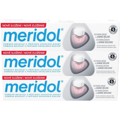 Meridol Gentle White 3 x 75 ml – Sleviste.cz