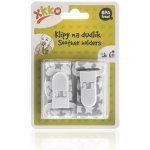 Kikko XKKO klipy Little Stars Silver 2 ks – Zboží Mobilmania