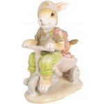 Dekorace socha králíci na koloběžce 11*6*12 cm – Hledejceny.cz
