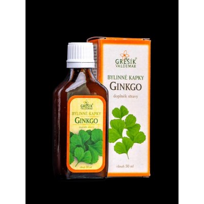 Grešík Bylinné kapky Ginkgo kapky 50 ml – Hledejceny.cz