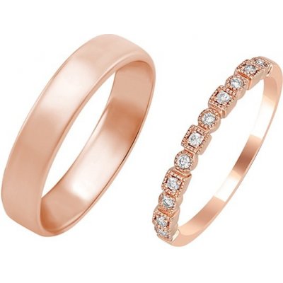 Eppi diamantový vintage prsten a pánský komfortní snubní prsten Sage  RW35761 od 24 328 Kč - Heureka.cz