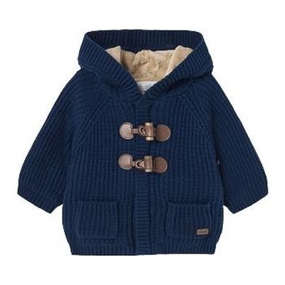 Mayoral Kardigan s kapucí modrý – Zboží Dáma