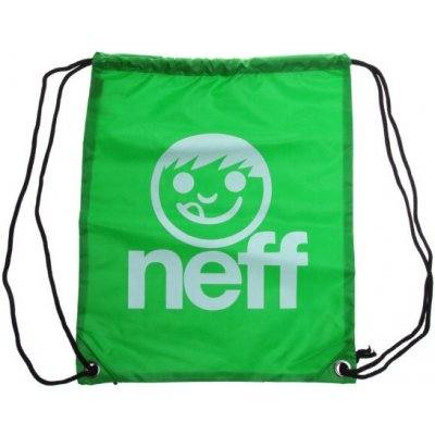 NEFF CINCH SACK GREEN WHITE zelená