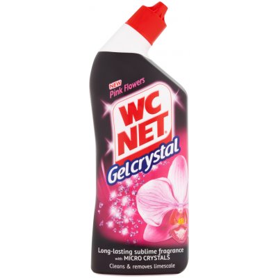 WC Net Gelcrystal WC gelový čistič Pink Flower 750 ml – HobbyKompas.cz