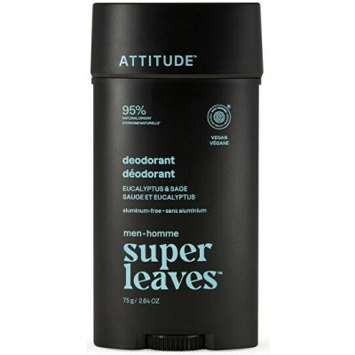 Attitude Přírodní pánský deodorant Super Leaves Eucalyptus & Sage 75 g – Sleviste.cz