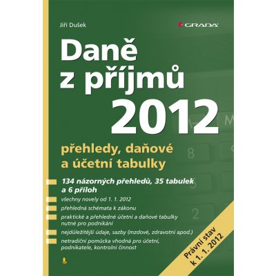 Daně z příjmů 2012 - Dušek Jiří – Hledejceny.cz