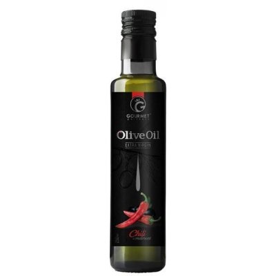 Gourmet Partners Extra panenský olivový olej & CHILLI sklo 0,25 l