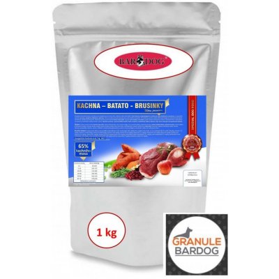 Bardog lisované Kachna Bataty Brusinky 1 kg – Zboží Mobilmania