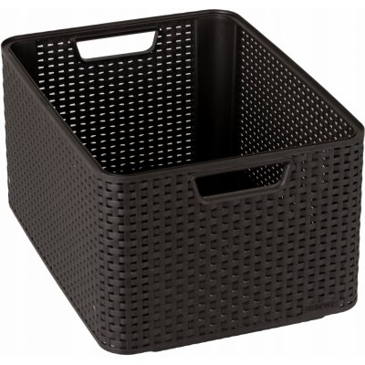 CURVER 205850 Úložný košík STYLE BOX - L - hnědý (03616-210) – Hledejceny.cz