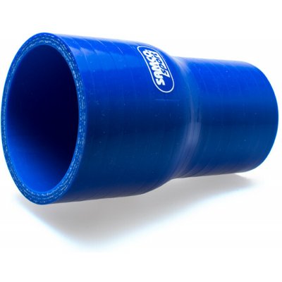 Samco Sport silikonová rovná redukce s vnitřním průměrem 76 mm > 67 mm, barva: modrá – Zboží Mobilmania