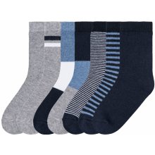 Pepperts Chlapecké ponožky s BIO bavlnou 7 párů šedá / modrá / námořnická modrá / bílá
