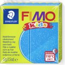 Fimo Staedtler kids modrá se třpytkami 42 g