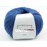 Lana Gatto pletací příze vlna merino kašmír VIP modrá – Zboží Mobilmania