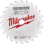MILWAUKEE Kotouče pro okružní pily CSB P W 165 x 20 x 1,6 x 24ATB 1 ks 4932471931 – Zboží Mobilmania