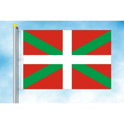 LIBEA, s.r.o. Baskicko vlajka Rozměr: 30×45 cm, Uchycení: Karabiny na stožár – Hledejceny.cz
