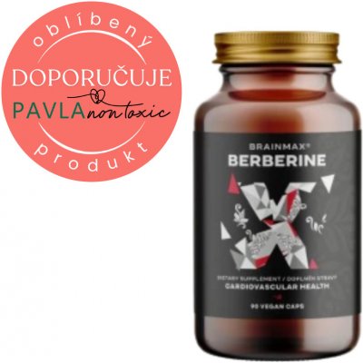 BrainMax Berberin 550 mg 90 rostlinných kapslí – Hledejceny.cz