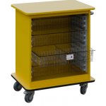 DEXTER 22 TRANSPARENT vozík boxový, otevřený, 880x750x520 mm, žlutá odio – Hledejceny.cz