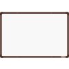 Tabule VMS Vision boardOK Keramická tabule na fixy s hnědým rámem Hnědá 60 x 90 cm