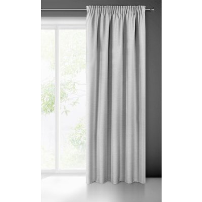 HOTOVÝ ZÁVĚS NA PÁSCE 140X270 CM ŠEDÁ – Sleviste.cz