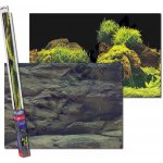 Aqua Nova pozadí oboustranné rock plants S 60 x 30 cm – Zboží Mobilmania