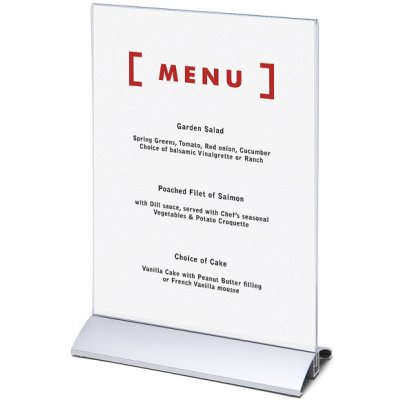 Jansen Display elegantní menu stojánek na letáky vertikální A4 – Hledejceny.cz