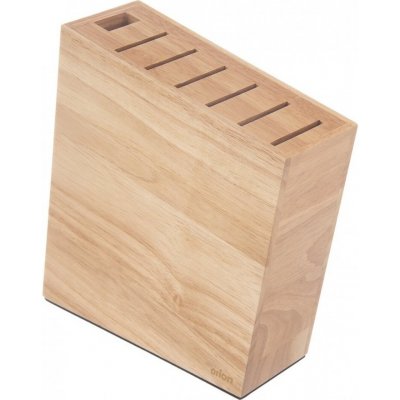 Stojan na nože gumovníkové dřevo – Zboží Dáma