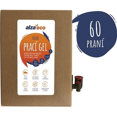 AlzaEco Prací gel Color 3 l 60 praní