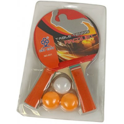 Sada na stolní tenis 2 pálky + 3 míčky – Zboží Živě