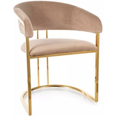 Signal Tulipe Sametové béžové / zlaté – Zbozi.Blesk.cz