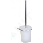 Kielle Vega WC štětka nástěnná s držákem matné sklo chrom 40518000 – Hledejceny.cz