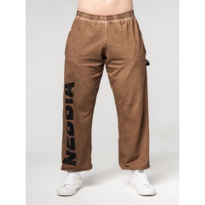 Nebbia Washed-off volné baggy tepláky s kapsami GYM BRO 373 – Zboží Dáma