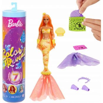 Barbie Color reveal duhová mořská panna