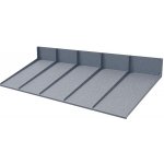 RainBlock kovová stříška nad dveře 248 x 95 cm závitové tyče (20 ks) zateplená fasáda žárový pozink – Zboží Mobilmania