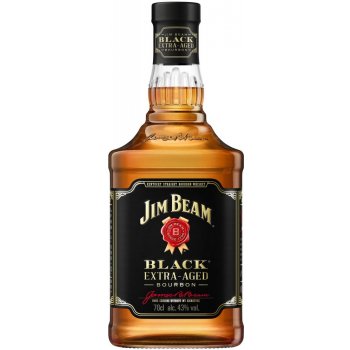 Jim Beam Black 43% 0,7 l (holá láhev)