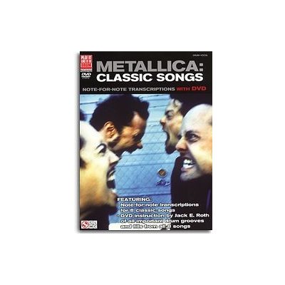 Metallica Classic Songs Drums noty bicí +DVD výuka – Zboží Mobilmania