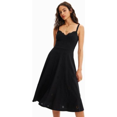 Desigual šaty Calicula negro – Zboží Mobilmania