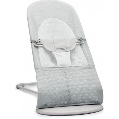 BabyBjörn Balance Soft Silver white mesh světlá konstrukce – Zboží Dáma