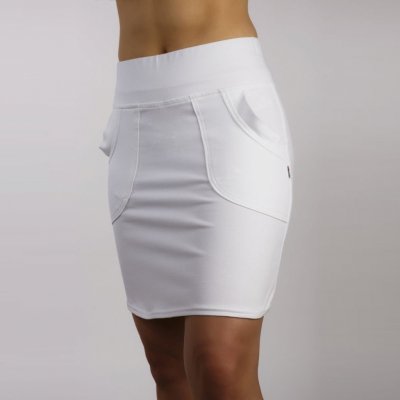 Primastyl dámská sukně SERENA z elastického úpletu bílá bílá