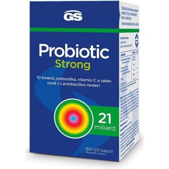 GS Probiotic Strong 60+20 kapslí