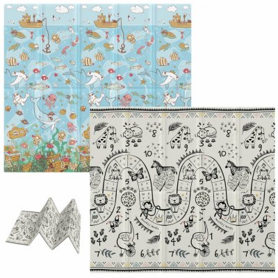 Nukido Skládací pěnová podložka oceán safari – Zboží Dáma