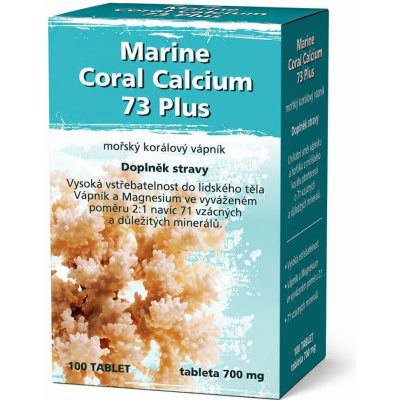 Naturgreen Marine Coral Calcium 73 Plus 700 mg 100 ks – Hledejceny.cz