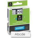 Dymo 45013 černý tisk/bílý podklad, 7m, 12mm – Zboží Dáma