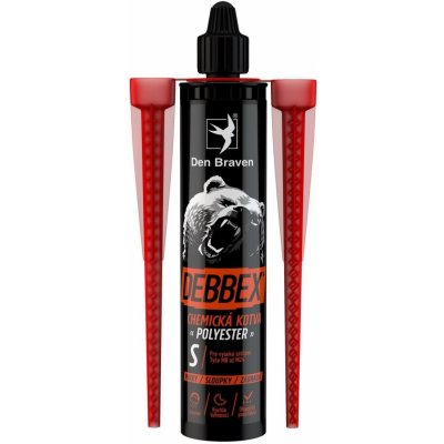 Chemická kotva Den Braven Chemická kotva POLYESTER DEBBEX 300ml styren (74015BD) – HobbyKompas.cz
